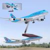 18.5" 1:150 Scale Model Airplane Korean B747-8 Model Jet Collectibles Resin Plane Models with Wheels Diecast for Collection Gift,Ordinary view 1