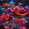 Diamond Painting Kits for Adults,Large 5D DIY Dreamy Rose Diamond Art Kits Beginners Full Round/Square Diamond Painting Rhinestone Embroidery Cross Stitch Gem Art for Home Decor Gift 90x180cm/36x70in view 1