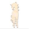 Unfinished Wood Swirly Unicorn Silhouette | DIY Mythical Craft Cutout | up to 46" DIY 46" / 1/2" view 1
