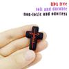 12Pcs Silicone Cross Beads Characters Focal Bead Mix Color Cross Shaped Focal Beads for Pens Keychain Making Bracelet Necklace DIY Crafts view 2