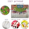 Stamped Cross Kits, Tenacious Corgi Dog, DIY Designs Cross-Stitch Easy Supplies Needlework, Needlepoint Embroidery Gift for Home Decor 16x20 inch view 2