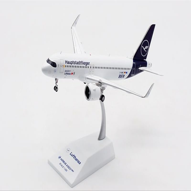 ACE HOBBY for JC Wings for Lufthansa for Airbus A320NEO D-AINZ Hauptstadtflieger Livery 1/200 Aircraft Pre-Built Model