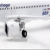 ACE HOBBY for JC Wings for Lufthansa for Airbus A320NEO D-AINZ Hauptstadtflieger Livery 1/200 Aircraft Pre-Built Model view 3
