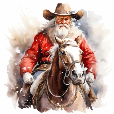 Sewnsty 14CT Stamped Cross Stitch Kits for Adults Clearance Counted Cross Stitch Patterns Santa Claus and Animal Horse Needlepoint Kits for Beginners (Santa Claus and Horse)