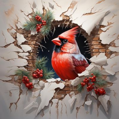 Sewnsty 14CT Stamped Cross Stitch Kits for Adults Clearance Counted Cross Stitch Patterns Animal Birds Needlepoint Kits for Beginners (Bird 4)