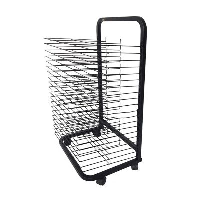 Art Drying Rack for Art Studios & Classrooms, Drying Racks,20 Floors Art Drying Rack,Metal Color Coating Picture Album Display Rack,Suitable for Home and Art School Oiling Drying,Suitable for Any Work