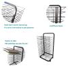 Art Drying Rack for Art Studios & Classrooms, Drying Racks,Powder Coating Finish, Art Shelf Storage Rack on Wheels, Ideal for Education Schools and Art Clubs 20/25/30/35-Shelf/20 Floors ( Size : 20 Fl view 3