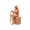 ZEDACAKAI 1/72 Figure Male and Female Passengers Holding Luggage Model Miniature Scene GK Need to Be Colored by Yourself-No4 view 2