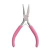 atcdfuw Concave Plier,1 Set DIY Jewelry Tool Round Nose Plier 5 Inches Looping Forming Plier Mini Jewellery Making Craft DIY Plier Tool Pink view 1
