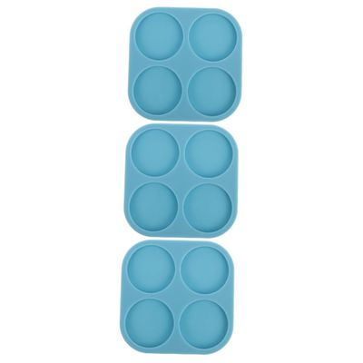 Lurrose 3pcs Creative Circle Round Silicone Mold for Epoxy Resin Jewelry Making Easy Demolding Reusable Compatible Various Materials for Crafts
