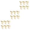 KALLORY 18pcs Cartilage Hoop Earring Clip Backs Earring Converter Backs for Sensitive Ears Jewelry Making Accessories view 1