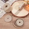 GORGECRAFT 79"/2m x 0.5"/12.5mm Cowhide Leather Strap Strips Genuine Leather String 2mm Thick Flat Leather Cord Braiding Thread Rope for Bracelets Necklace Making Keychains Boot Lace DIY Crafts, Tan view 4