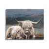Stupell Industries Highland Cow Portrait Canvas Wall Art by Kim Allen view 1