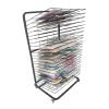 Art Drying Rack for Classroom Painting Crafts, 20Tier Art Drying Rack, Foldable Easel Floor-Standing Oil Painting Board, Melaleuca Wire Mesh Rack with Pulley, Suitable for Kindergarten Art Studio ( Si view 1
