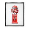 Stupell Industries Red Glam Candy Machine Framed Floater Canvas Wall Art by Amanda Greenwood view 1