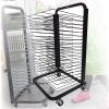THEGA Art Drying Rack - Art Drying Rack for Classroom, Sturdy Metal Art Rack, Classrooms Foldable Oil Painting Air Drying Rack, with 360-degree Universal Wheels Art Drying Rack, Space-Saving Shelf view 1