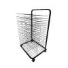 THEGA Art Drying Rack - Art Drying Rack for Classroom, Sturdy Metal Art Rack, Classrooms Foldable Oil Painting Air Drying Rack, with 360-degree Universal Wheels Art Drying Rack, Space-Saving Shelf view 2