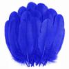 Holmgren Royal Blue Goose Feathers - 200pcs 5-7inch Natural Goose Feather Bulk for Crafts DIY Cosplay Wings Wedding Party Halloween Decoration (Royal Blue) view 1