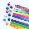 BFLCTTBD 530 Sheets Glitter Origami Star Paper Strips Origami Stars Paper Folding Strips for Christmas School Party Crafts Decoration view 2