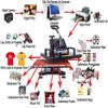 CHIPEL Heat Press Machine38X38 5 in 1 Combo Heat Press Machine,Sublimation/Heat Press,Heat Transfer Machine for Mug/Cap/T Shirt/Phone Cases (Size : AU) view 3