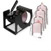 CHIPEL Heat Press Machine,9 in 1 Combination Heat Transfer Machine, Manual Heat Transfer Machine, T-Shirt, Hat, Cup, Ceramic Tile Hot Stamping Machine view 4