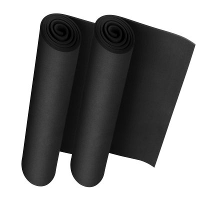 Doping 2-Pack Black EVA Foam Sheet, 4mm Thick Foam Sheet for Cosplay, 59"x13.9" with High Density 86kg/m3 Eva Foam Roll for Art Craft Costume DIY Project (2PCS 4mm Black)
