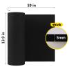 Doping 2-Pack Black EVA Foam Sheet, 4mm Thick Foam Sheet for Cosplay, 59"x13.9" with High Density 86kg/m3 Eva Foam Roll for Art Craft Costume DIY Project (2PCS 4mm Black) view 2