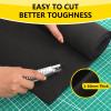 Doping 2-Pack Black EVA Foam Sheet, 4mm Thick Foam Sheet for Cosplay, 59"x13.9" with High Density 86kg/m3 Eva Foam Roll for Art Craft Costume DIY Project (2PCS 4mm Black) view 4