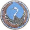 Peacock Medallion II - Mosaic Art view 1