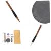Chinese Calligraphy Brush Kanji Drawing Brush Beginner Students1 Set Four Treasures of The Study Set Kids Suit Study Ink Brush Artists Drawing Kids Calligraphy Set Portable Writing Brush Portable Ink view 3