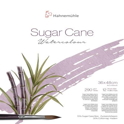 Hahnemhle Sugar Cane Watercolor Block - 14.2" x 18.9", 12 Sheets