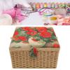 Yosoo Sewing Basket Storage Box Serving Tray Big Needlework Large Organizer Storage Container Stitching Embroidery Enormous Huge Sewing Baskets view 4