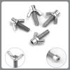 4pcs Bat Pins for Pottery Wheel, Including 4pcs 1/4x1" Bolts and 4 Bat-Shaped Nuts, Stainless Steel Bat Pins Replacements Pottery Tools for Any Standard Ceramic Wheel Head and Pottery Bat view 4