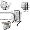 Art Drying Rack, Classroom Art Supplies, Metal Art Drying Rack - Artwork Storage Display Rack, Double Sided Wire Drying Shelf, Steel Art Drying Rack, 26-Shelf Mobile Drying Painting Racks, Classroom P view 4
