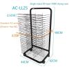 School Art Drying Racks, Painting Stand, Mobile Paint Drying Rack - Art Drying Rack, Solid Metal Artwork Storage Display Rack, Functional & Mobile Paint Drying Rack, Stack Rack for Painting, Drawings, view 2