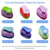 QISUO 38mm Craft Hole Circle Punch Handmade Scrapbook Paper Puncher Different Size of Scrapbooking Punches Crafting Designs for Office Supplies Card Making DIY Albums Photos view 3