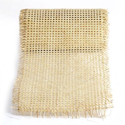 Natural Rattan Webbing Cane Rattan Webbing Roll Woven Open Rattan Mesh Natural Rattan Webbing for Caning Projects Star Anise Wide Rattan for DIY Crafts Cabinet Chair Furniture (Size : 0.6m x 1m)
