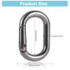 HLTOO 15PCS Spring Claps Connector, Metal Jewelry Clasps, Snap Hooks Clip Buckle, for Bags, Purses, Keychains, 3 Colors view 2