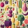 Directo Diamond Painting Kits for Adults,Fruit Collection 5D DIY Diamond Art Kits Full Drill Diamond for Gift Wall Decor Gem Arts Wonderful Food 16 * 20inch view 1