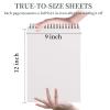 SuFly 9"x12" Drawing Paper, Pack of 2, 100 Sheets Each, Top Spiral Sketch Pad, 68lb/100gsm, White. view 3
