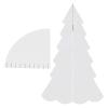 Fabric Christmas Tree Sewing Template, Handmade Christmas Tree Quilting Set, Medium Size DIY Quilting Pattern Tool, Tree Clipping Folding Template for Fabric Cutting and Sewing view 1
