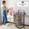 Art Drying Rack Painting Craft Artwork Canvas Storage, Metal Art Drying Rack - Artwork Storage Display Rack, Art Drying Rack for Classroom, 25 Removable Shelves, Functional & Mobile Paint Drying Rack, view 4