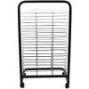 School Art Drying Racks, Painting Stand, for Classroom Paint Drying Rack Mobile Metal Wire Drying Shelf Artwork Storage Display Rack with Wheels, Power Coated, Ideal for Schools and Art Clubs, Black ( view 3