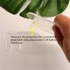 Set of 10 Tooth Shaped Clear Acrylic Blanks,Tooth Craft Shape Without Hole,DIY Acrylic Blank for Crafts,Badge Reels,Tooth,Dentist(3'') view 2