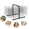 Art Drying Rack Mobile Metal Art Storage Rack Drying Racks,Art Drying Rack for Classrooming Crafts Tabletop A3 Paper Drying Shelve Art 20 Shelves Metal Artwork Storage Display Rack, Ideal for Schools view 1