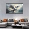 Christmas Decor Diamond Painting, Flying Horse DIY 5D Diamond Art Kits for Beginners, DIY Full Drill Paint by Number for Adults Canvas Crystal Crafts Kits for Home Wall Room Decor Gifts(107x60cm)-7c view 2
