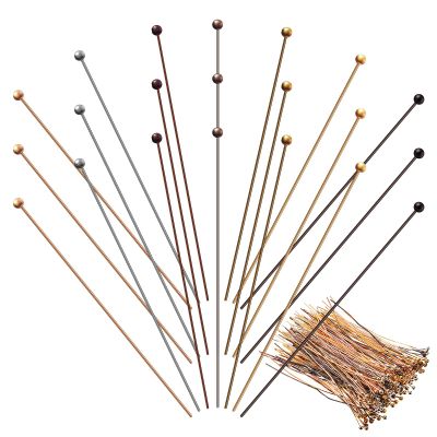 LALAFINA 200 Pcs Ball Head Pins: Jewelry Making Straight Pins, Earring Headpins, Jewelry Findings