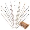 LALAFINA 200 Pcs Ball Head Pins: Jewelry Making Straight Pins, Earring Headpins, Jewelry Findings view 1