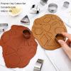 WOOXGEHM Polymer Clay Cutters Set, Incisive Efficient Polymer Clay Earring Kit, Polymer Clay Cutters for Earrings, Keychains, Necklace Jewelry, Sculpture, Cake view 2