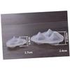 TEHAUX 2pcs Diamond Three Pyramid Shape Silicone Mold for Jewelry Making Small Large for Resin Casting Easy to Flexible for Pendants Earrings Bracelets view 2